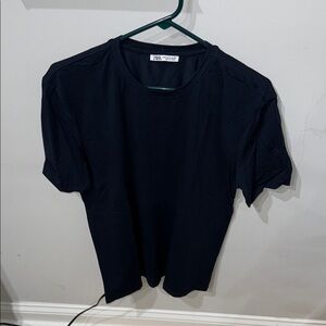Zara Black Short Sleeve Tee